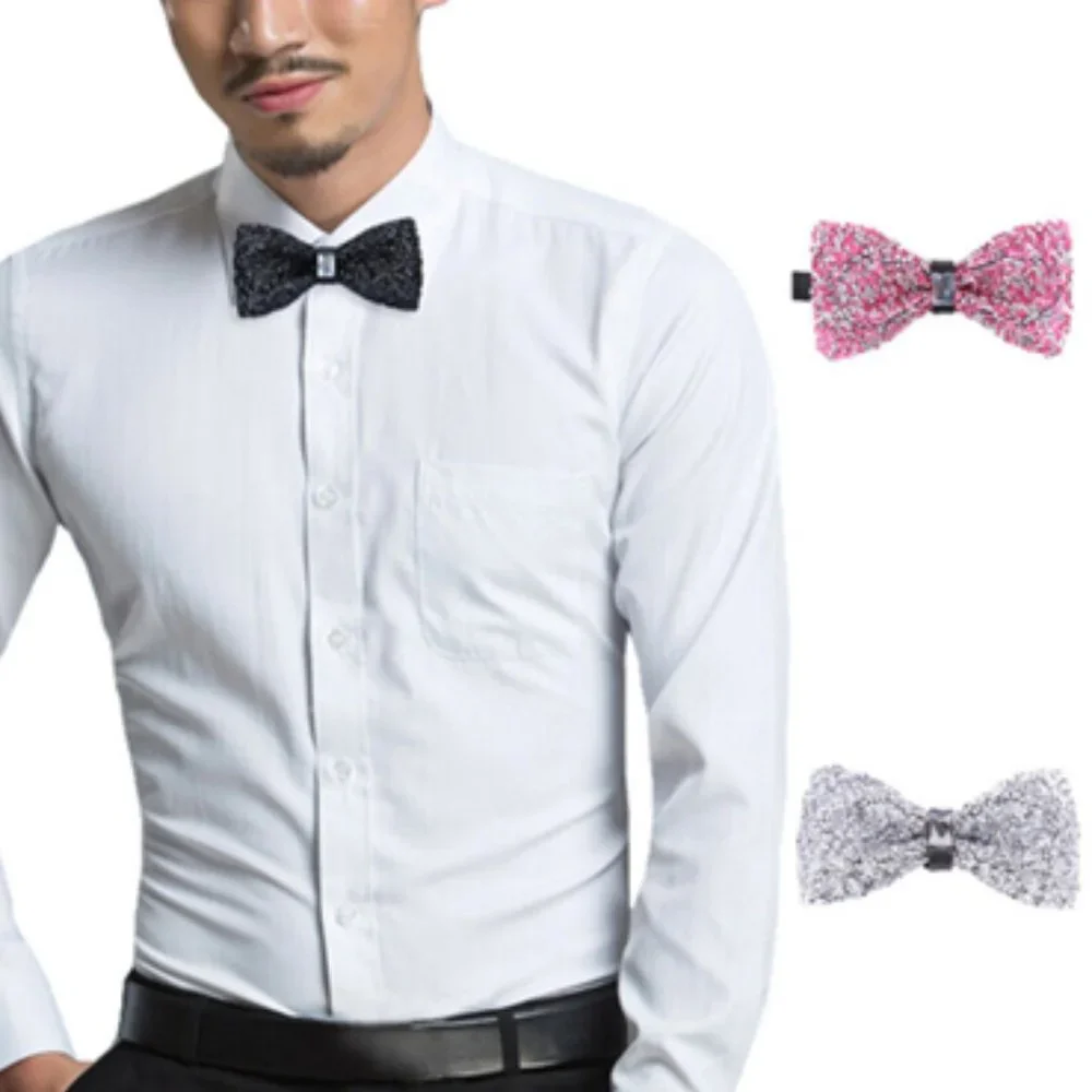 NEW Rhinestone Glitter Bow-Tie - Adjustable & Multiple Colors Available!